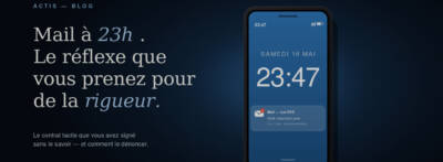 Mail à 23h dans le BTP : pourquoi le réflexe que vous prenez pour de la rigueur a piégé tout votre écosystème